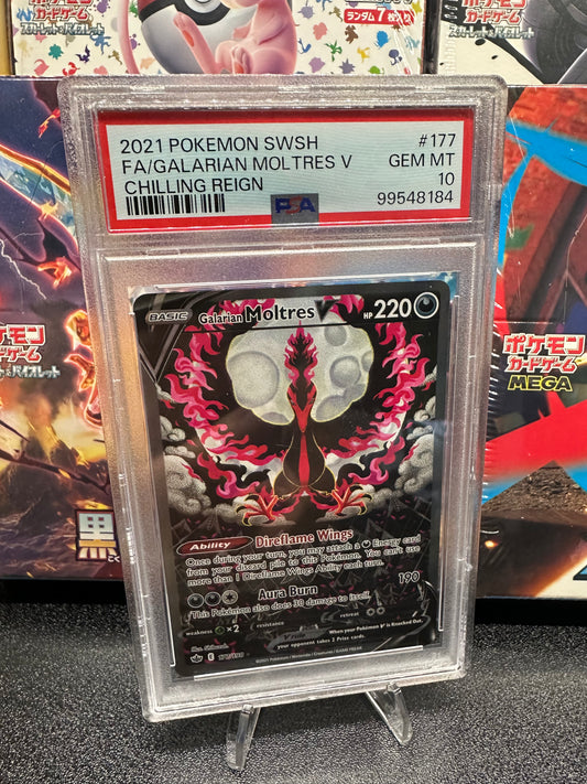 Moltres V Alt Art Chilling Reign PSA 10